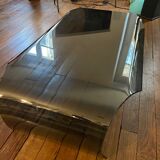 Table glass smoke calligaris