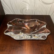 Vide poche en cristal de Baccarat moulé