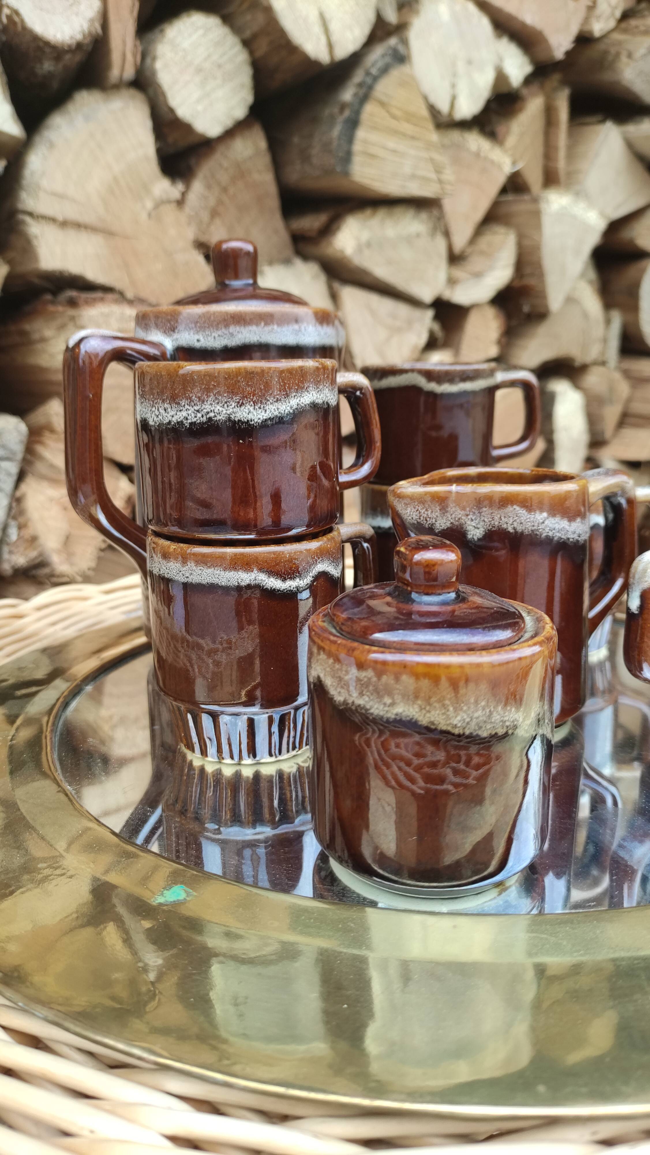 Vintage ceramic coffee or tea set