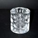 Photophore lalique modèle tokyo orné de fleurs et perles dépoli signé lalique france