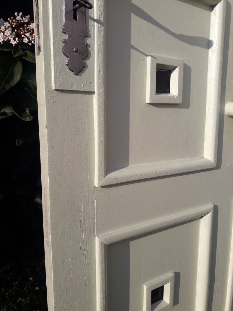 Door 200,6x93,7cm solid oak verso natural old