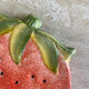 Dessous de plat en céramique fraise