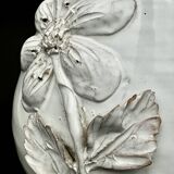 Large white ceramic slip lamp