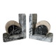 Art Deco marble bookends