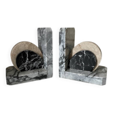 Art Deco marble bookends