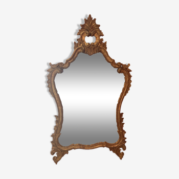 Miroir doré style Louis Philippe