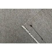 1970s Vintage Turkish Oushak Handmade Wool Cotton Gray Runner Rug 86x332