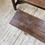 Paire de bancs en chêne massif