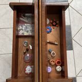 table d'appoint boîte à couture années 1960