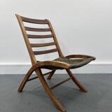 Leather vintage armchair, 1970s