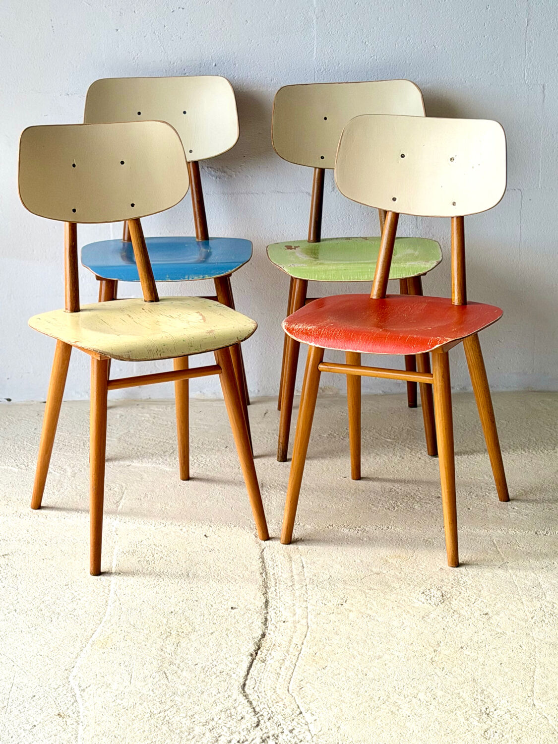 Dining Chairs by TON, 1960’