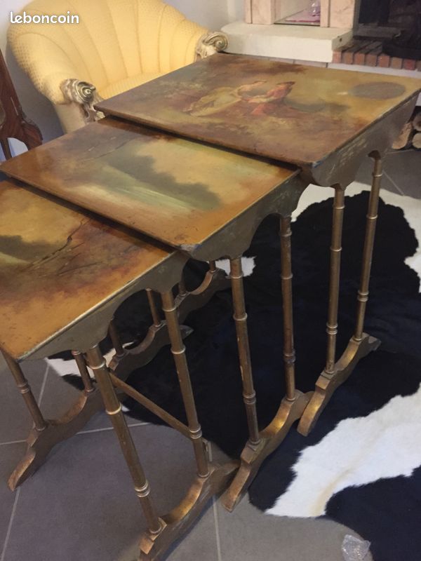 Tables gigognes Napoleon III late 19th century