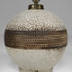 Round art deco ceramic lamp besnard style