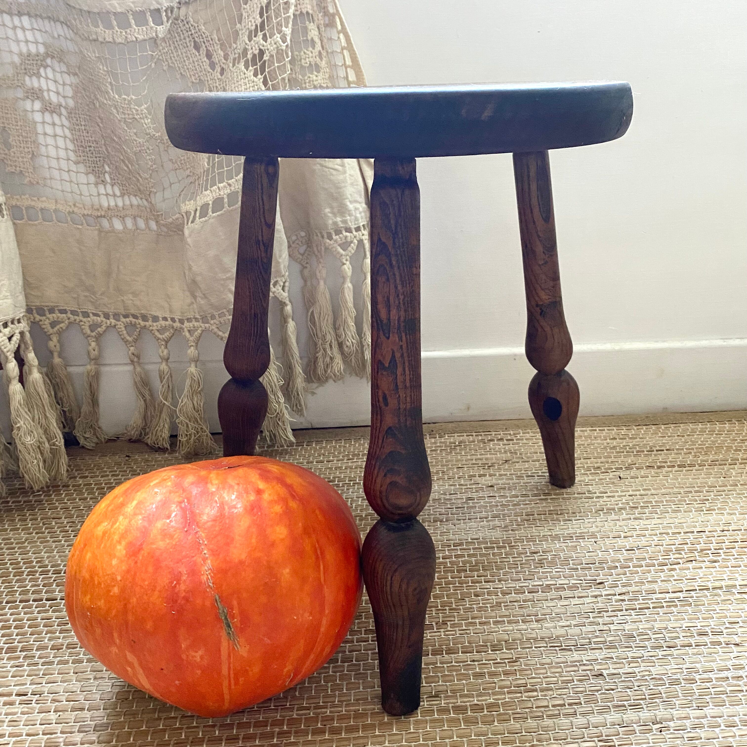 Vintage tripod stool