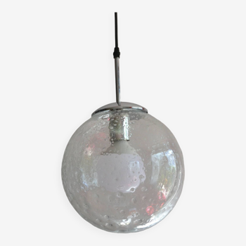 Vintage Delmas glass pendant light