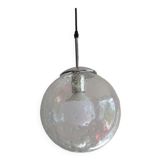 Vintage Delmas glass pendant light