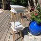 Paire de chevets vintage pieds compas hauts top design
