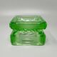 1970s Stunning Green Smoking Set By Antonio Imperatore in Murano Glass. Mad