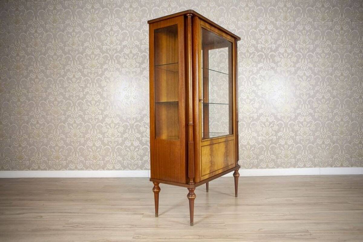 Mid-Century Modern Mahogany Display Cabinet
