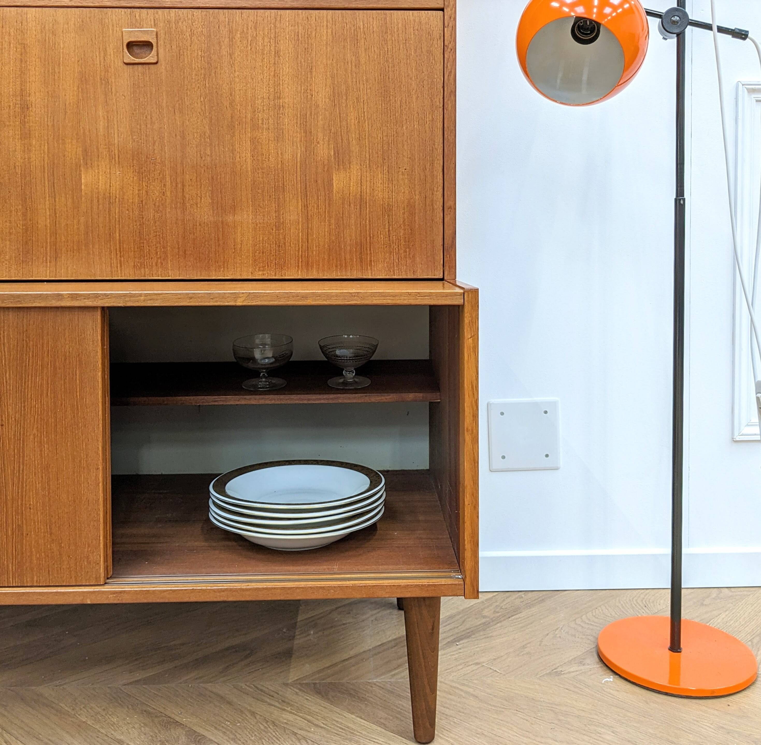 Vintage teak bookcase