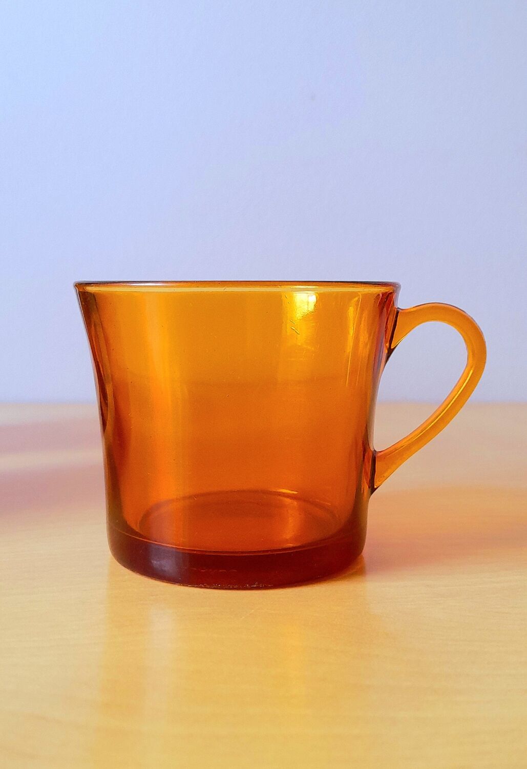 Duralex 70s amber coffee mugs