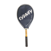 1960 Sydney tennis racket with metal tendor and cover