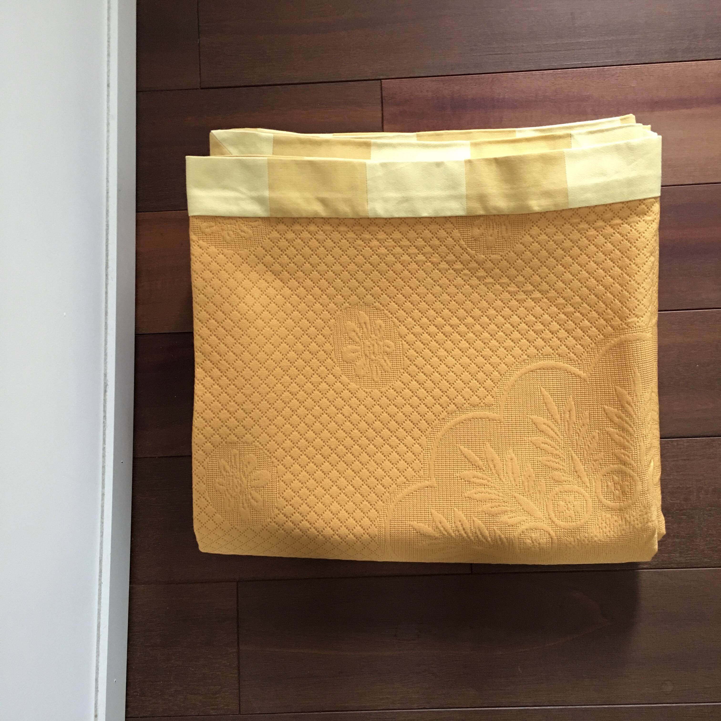 Yellow Table Mat Pierre Frey fabric 310 x 150 cm