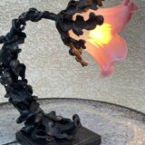 lampe fer forgé art déco 1930