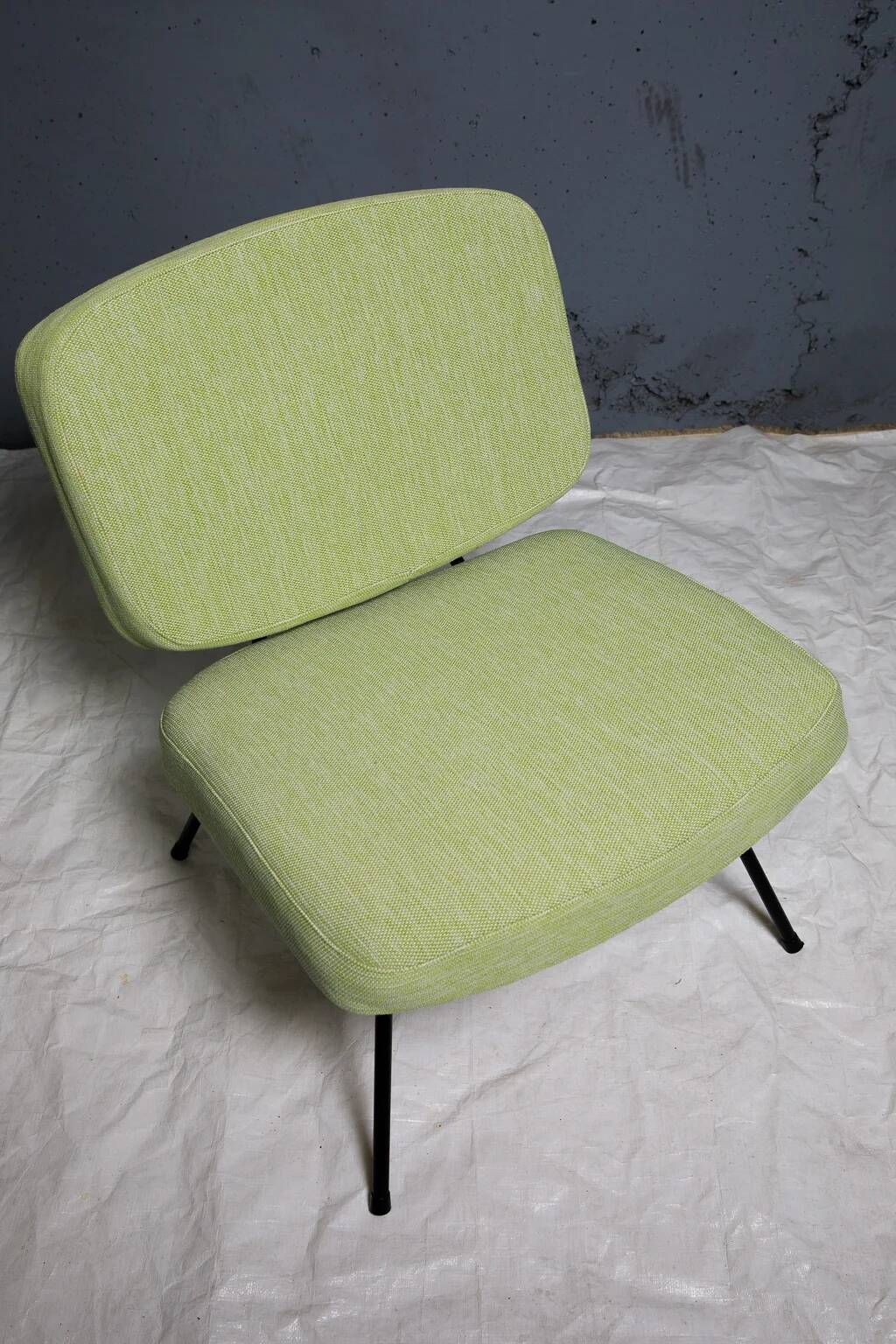 Paire de chauffeuses CM190 – Pierre Paulin pour Thonet – vers 1960