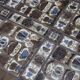 Mid-century Danish Haslev Mobelsnedkeri coffee table with Royal Copenhagen ceramic tiles