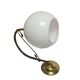 Vintage Art Deco wall lamp, Poland, 1950s
