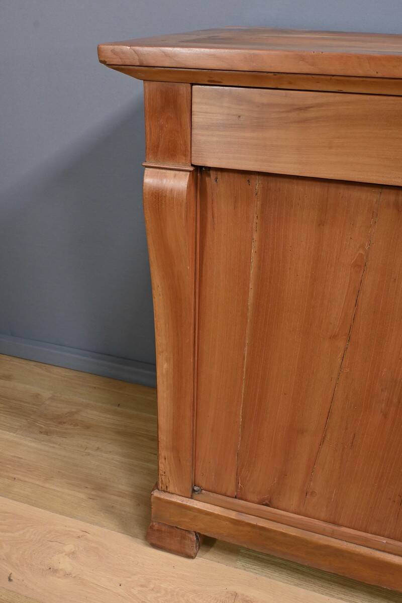 Large Cherrywood Sideboard, Restoration Style – Mid-19th Century