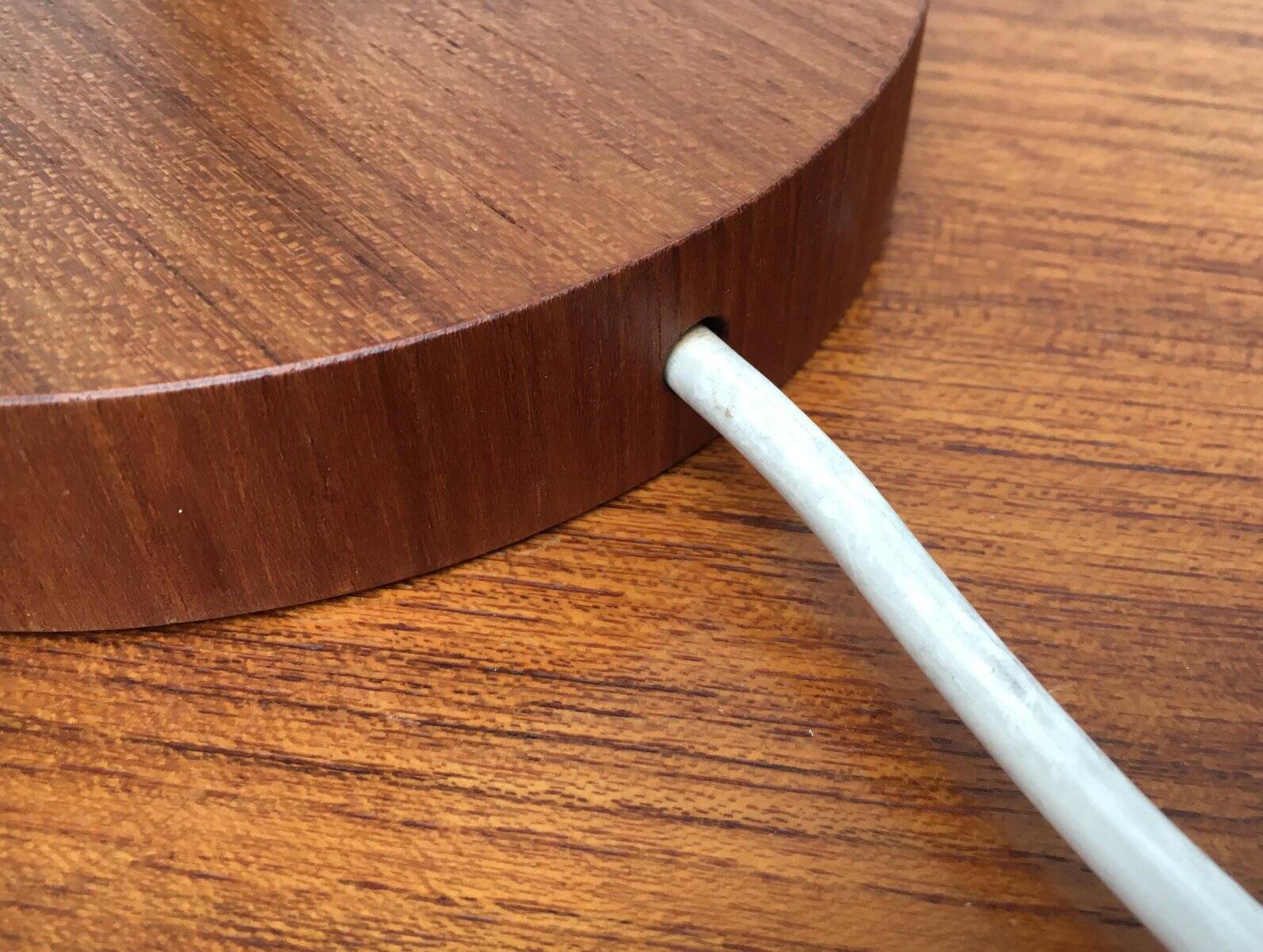 Teak table lamp type 25 mid-century by Temde