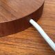 Lampe de table en teck type 25 milieu du siècle de Temde
