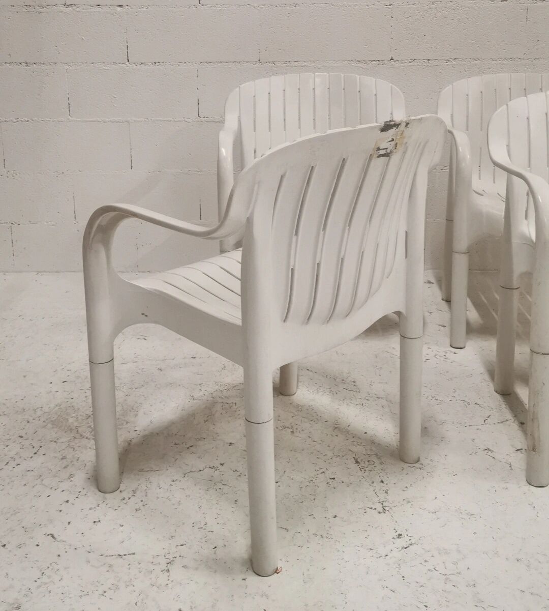 Ensemble de 4 fauteuils Dangari, Pierre Paulin