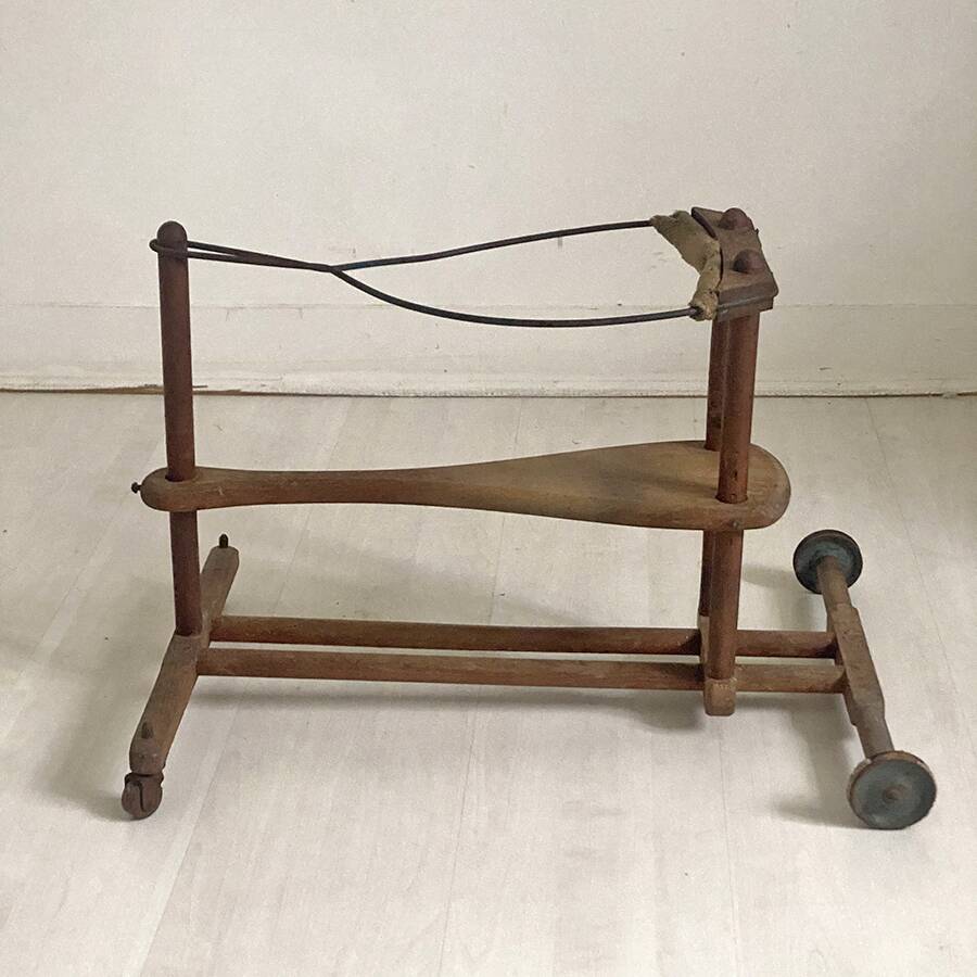 Old "baby-joie" wooden walker 1930