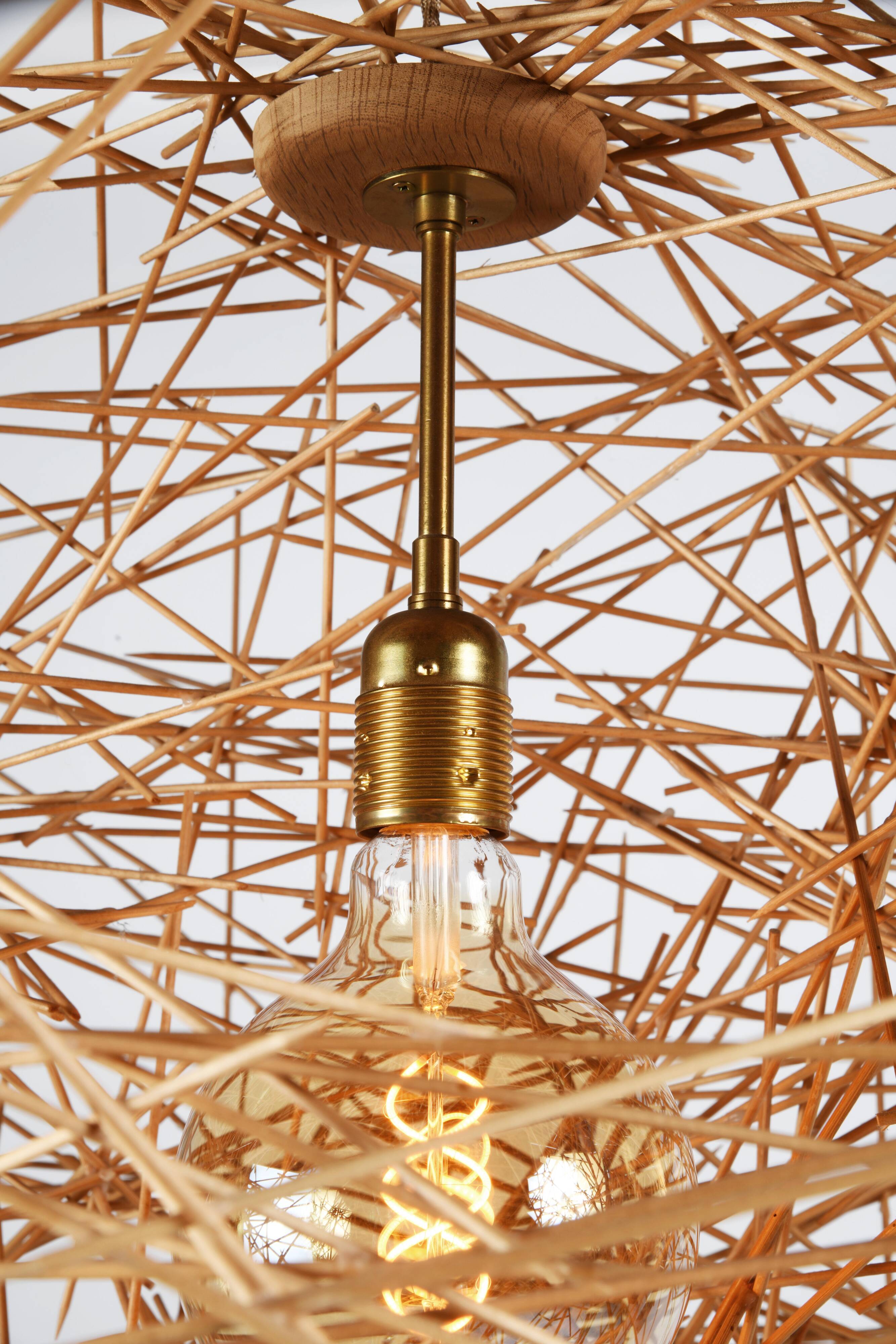 Luminaire sculptural contemporain