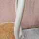 Lot trois Chaises bistrot écru cannage naturel Vintage