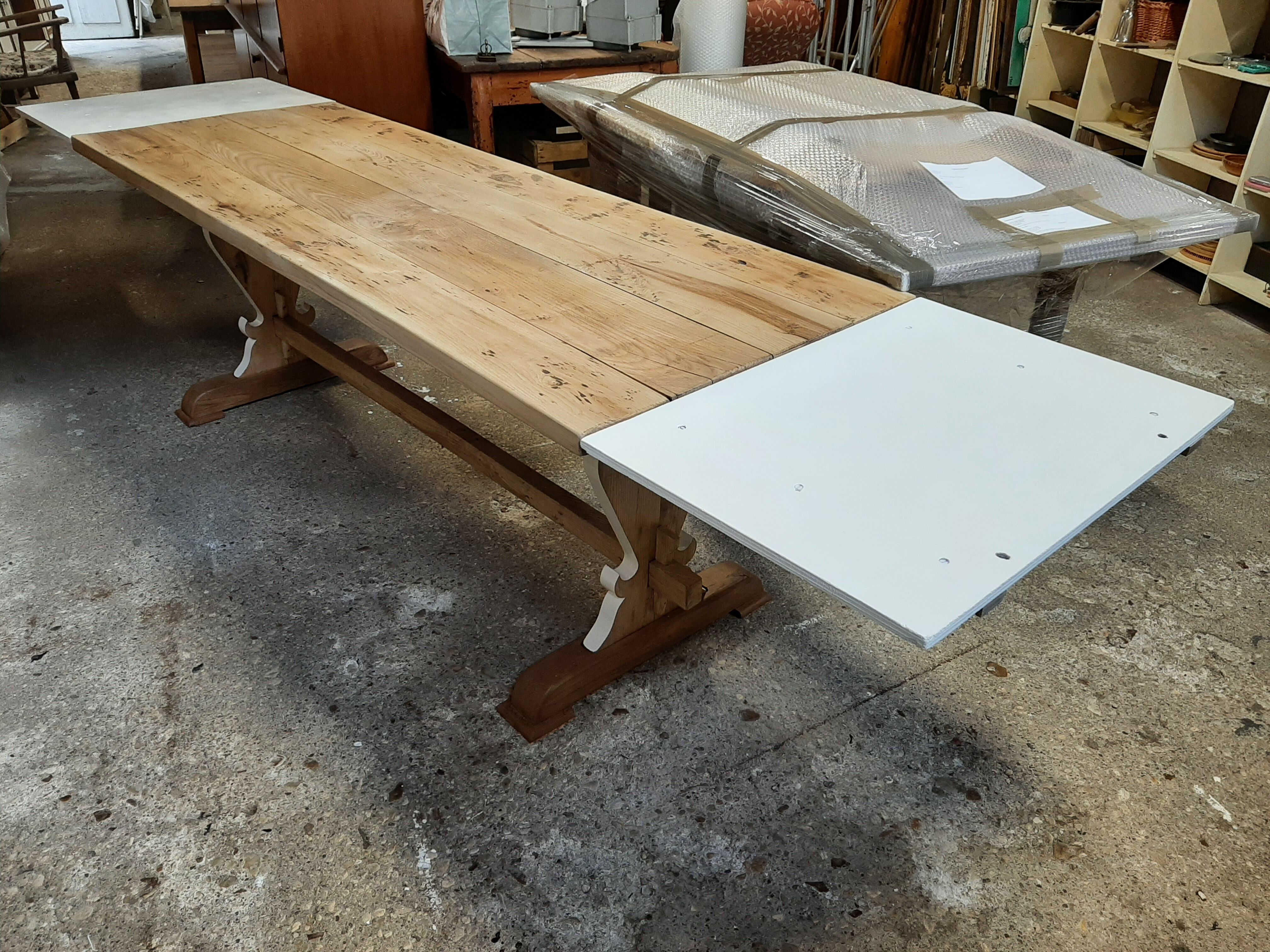 Table de ferme extensible