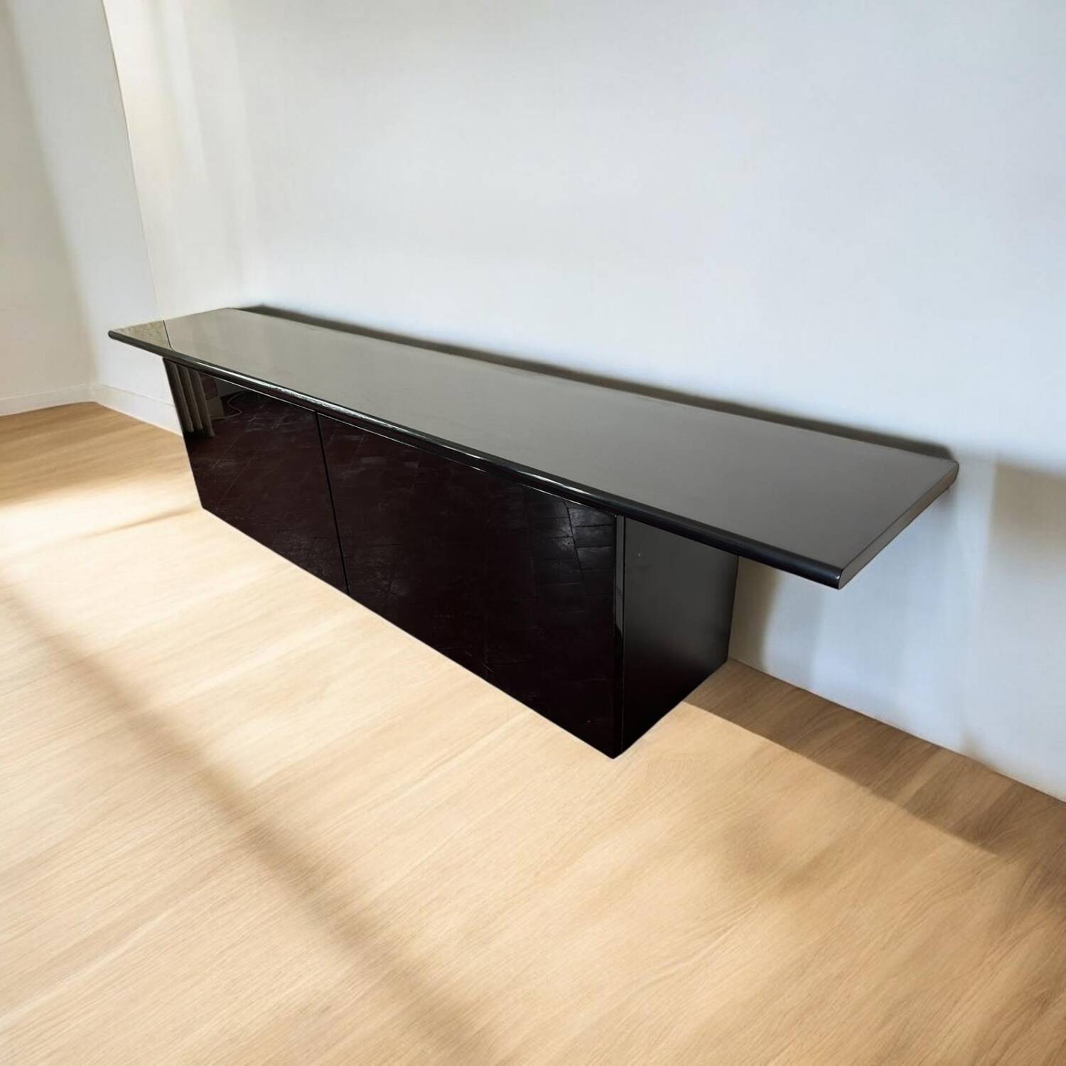 Giotto Stoppino & Ludovico Acerbis - Black Lacquered Sideboard Sheraton Ci Model