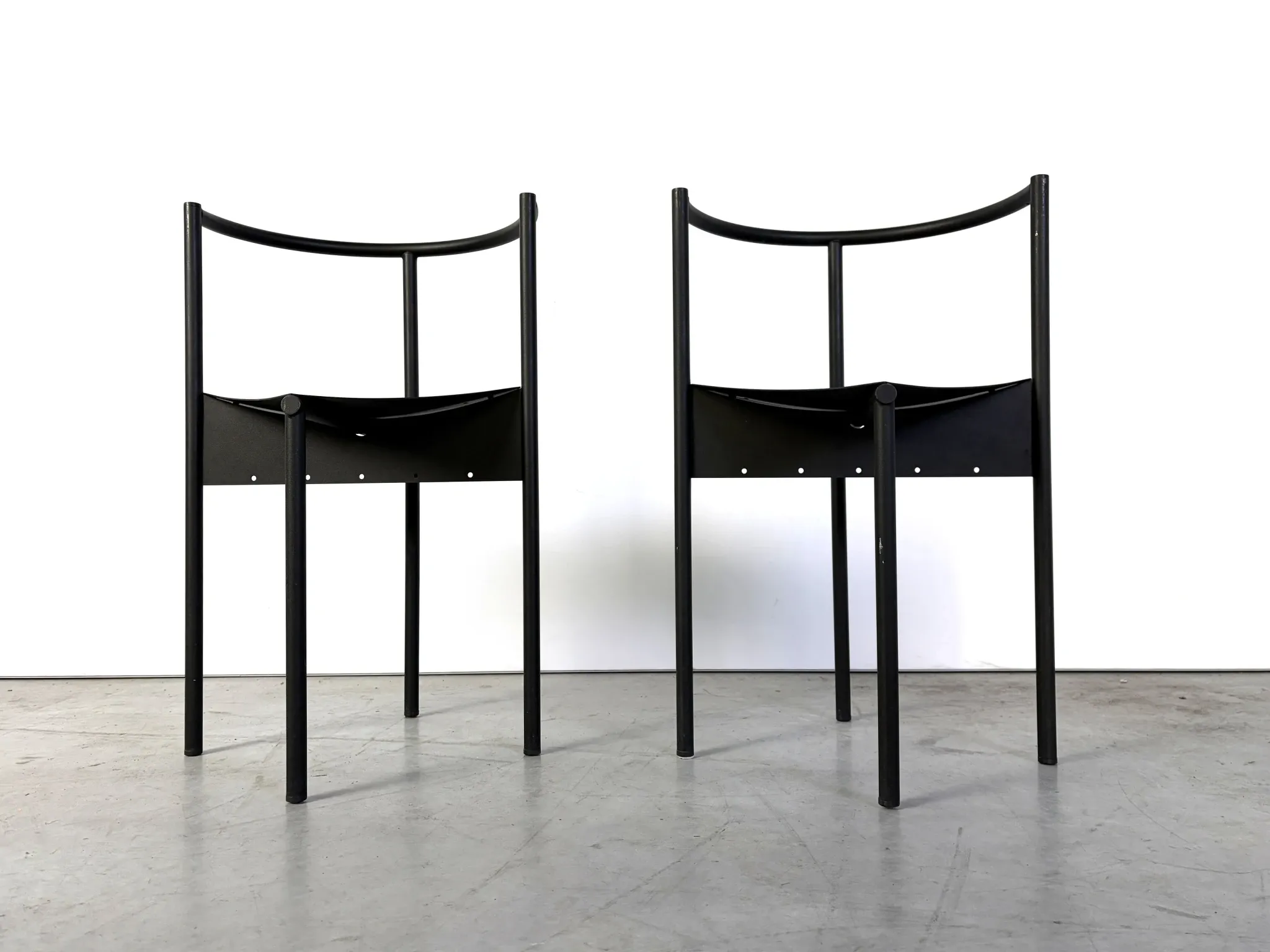 Pair of Wendy Wright chairs by Philippe Starck, 1986