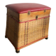 Rattan chest stool