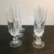 Old crystal champagne flutes