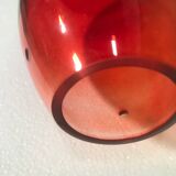 Vintage Pendant Lamp • Goccia di Sangue • Artisanal Glass • Murano • 1980