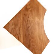 Cabinet d'angle en orme scandinave, milieu du siècle