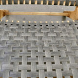 Armchair vintage and braiding