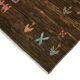 Hand-Knotted Tribal Unique 145 cm x 200 cm Brown Wool Carpet