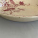 Shallow dish / salad bowl red ironstone Gien honeysuckle model faïence