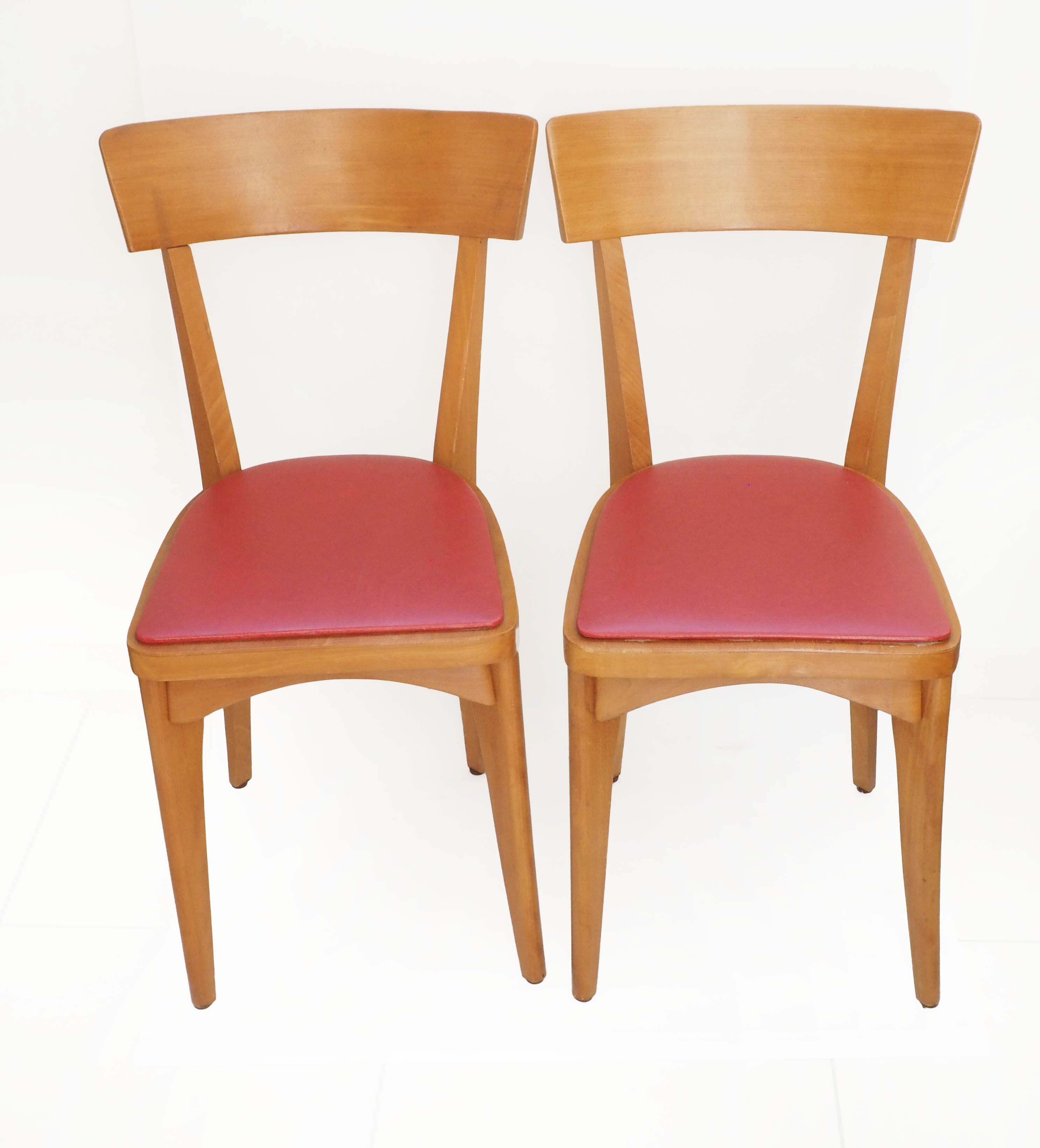 Pair of 50s bistro chairs
