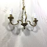 Bronze chandelier with 2 lights